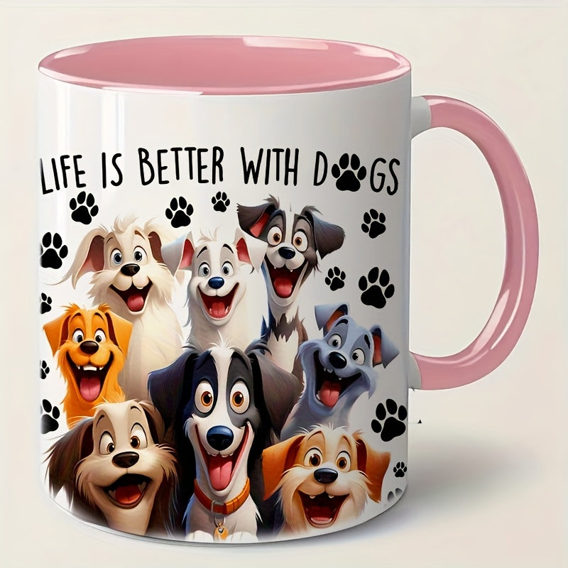 Mug en céramique motif chien