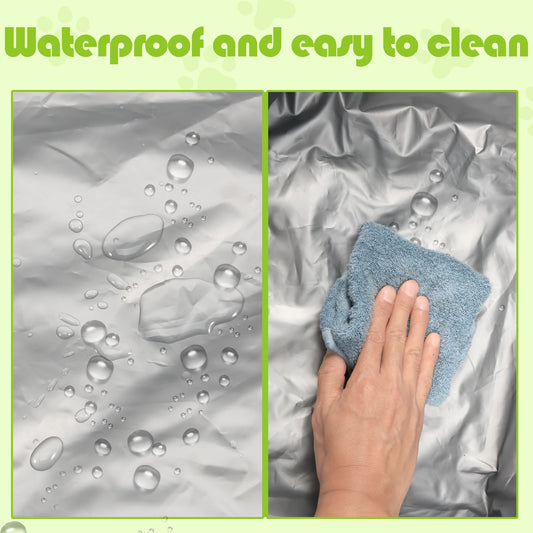 Bac à litière pliable et étanche pour chat