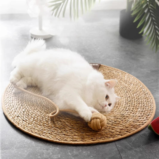Cat Scratcher Rattan Mat Board Cat Scratch for Sharpen Nails Scraper Cats Tree Cat scratching post Sofa Mats Furniture Protector