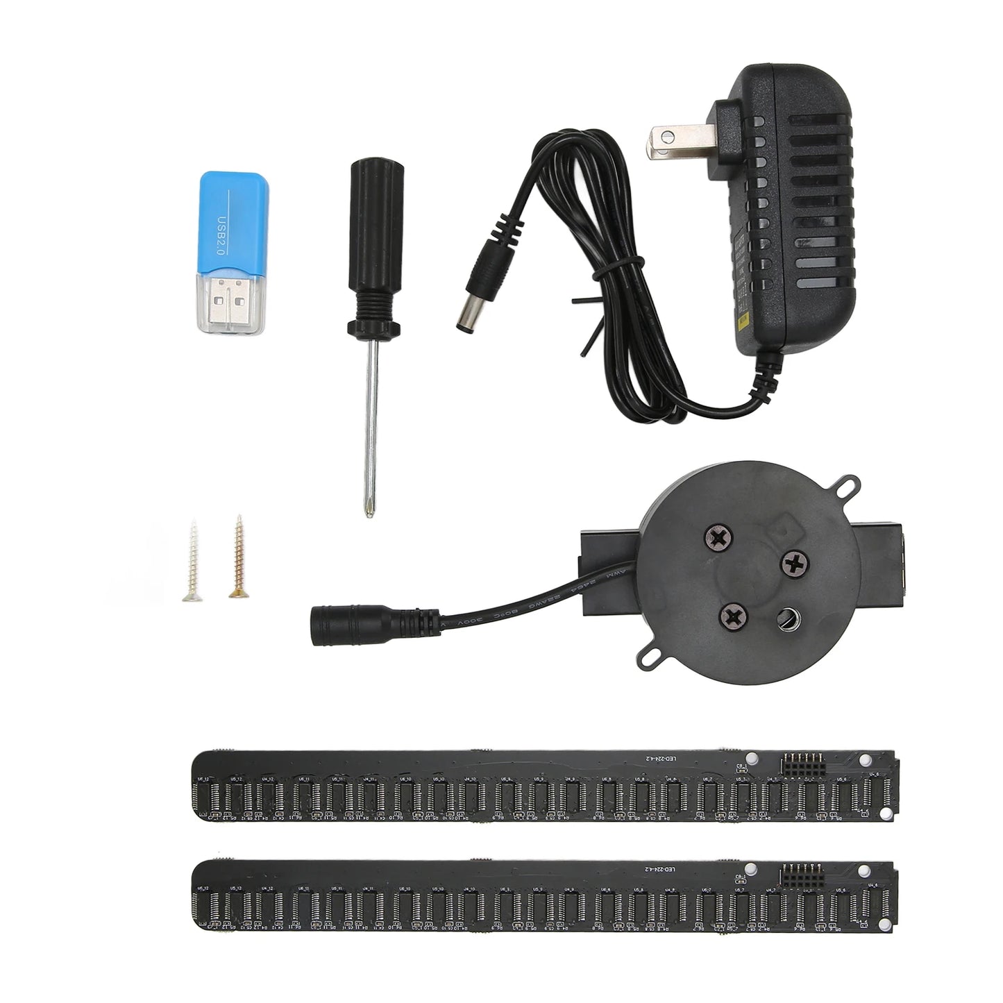 Ventilateur hologramme 3D 16,5 pouces WiFi 224 LED pour affichage publicitaire