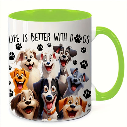 Mug en céramique motif chien