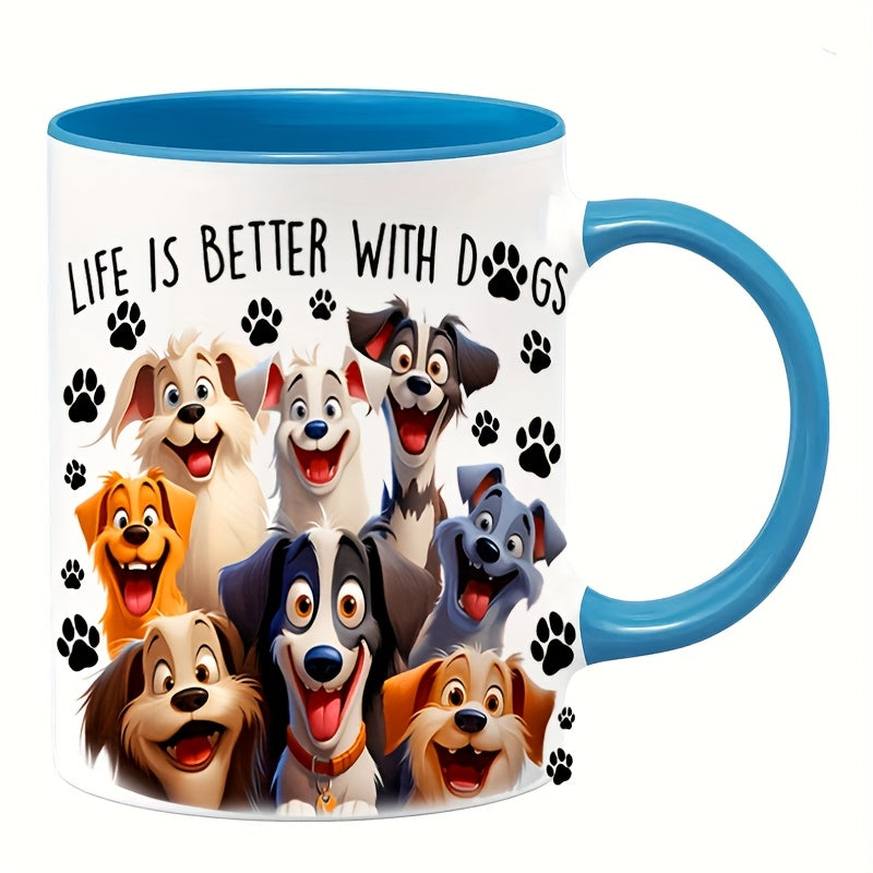 Mug en céramique motif chien