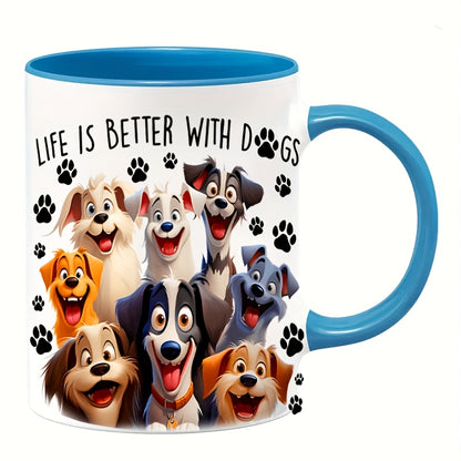 Mug en céramique motif chien