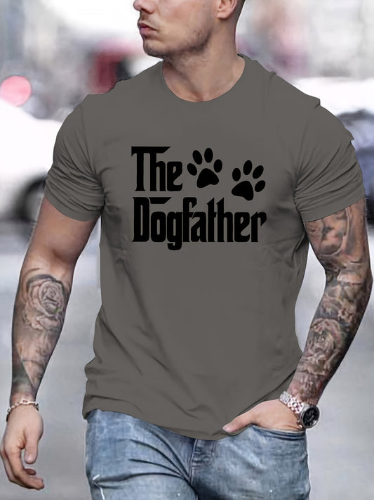 T-shirt homme à manches courtes avec motif dog father