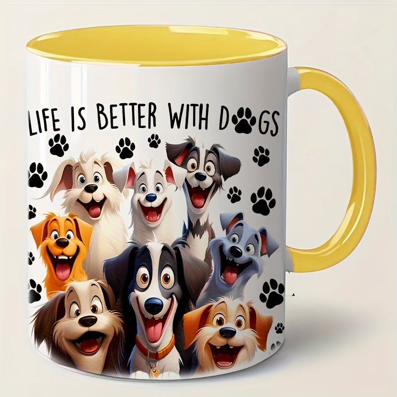Mug en céramique motif chien