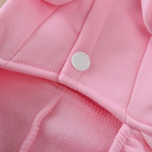 Combinaison chaude pour chien et chat en polyester – vêtement d’hiver pour petits animaux XS à XXL