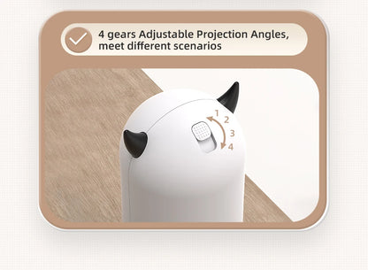 Jouet laser automatique pour chat et chien – jouet interactif intelligent à rotation aléatoire