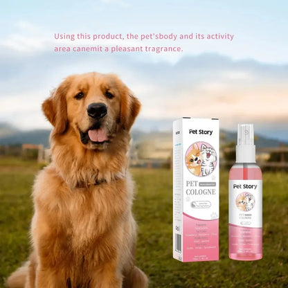 Spray parfumé pour chien et chat 100 ml – désodorisant doux pour animaux