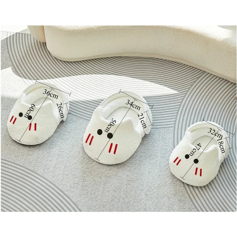 Panier semi-fermé pour chat et petit chien – lit chaud, respirant et antidérapant toutes saisons