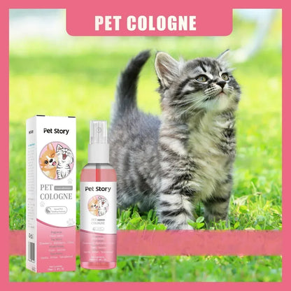 Spray parfumé pour chien et chat 100 ml – désodorisant doux pour animaux