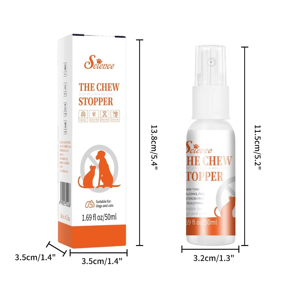 Spray parfumé pour chien et chat 100 ml – désodorisant doux pour animaux