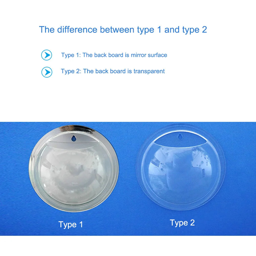 Aquarium mural en acrylique pour poissons – bol suspendu décoratif 15 ou 23 cm pour intérieur