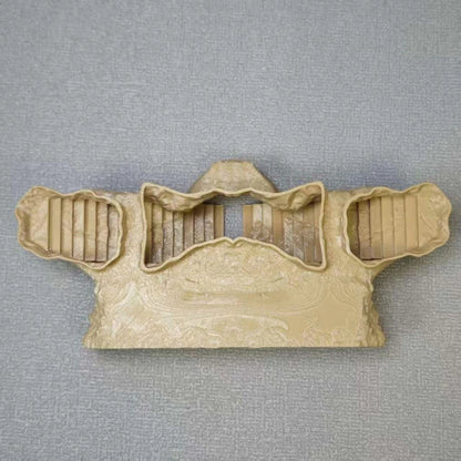 Décoration aquarium colonne romaine avec grotte pour poissons