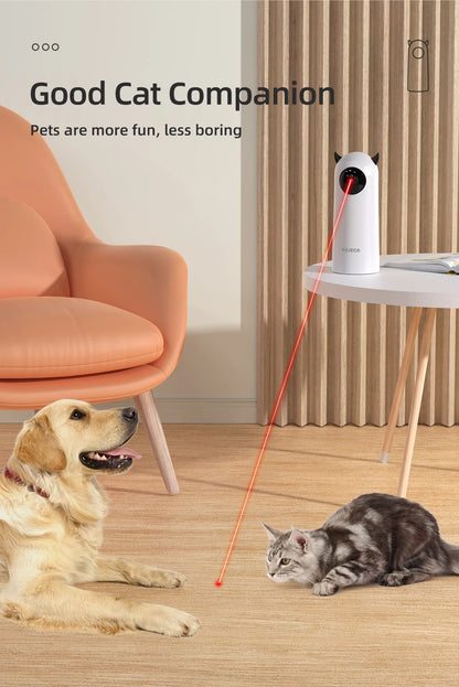 Jouet laser automatique pour chat et chien – jouet interactif intelligent à rotation aléatoire