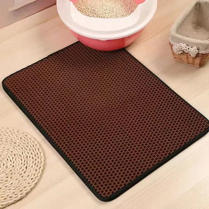 Tapis litière double couche imperméable