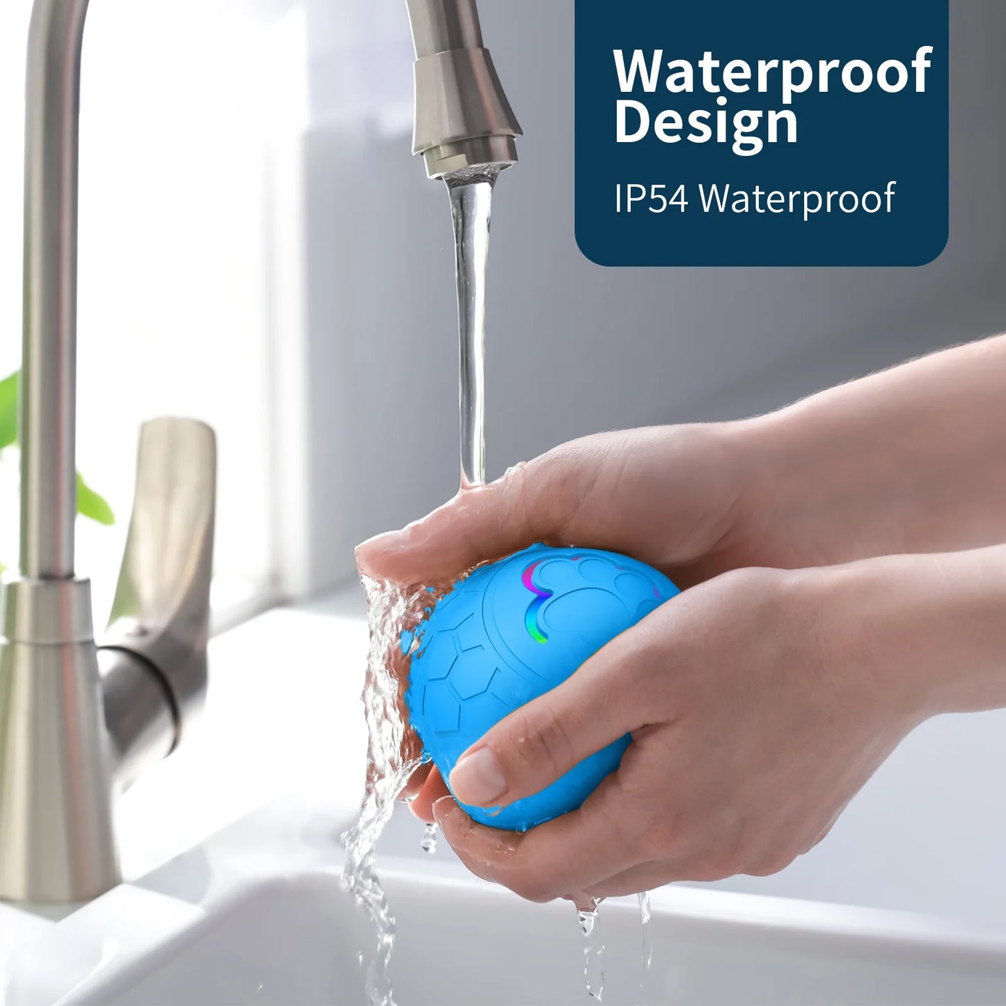 Balle interactive pour chien et chat – jouet automatique roulant et rebondissant avec capteur intelligent