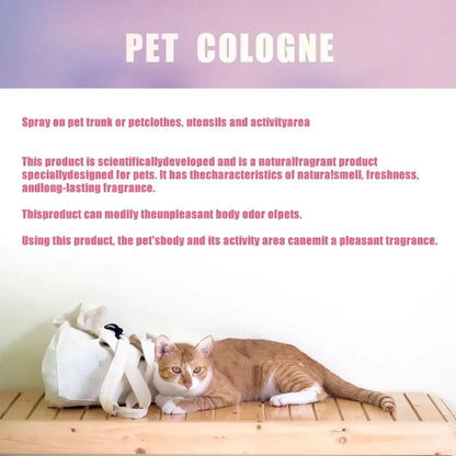 Spray parfumé pour chien et chat 100 ml – désodorisant doux pour animaux