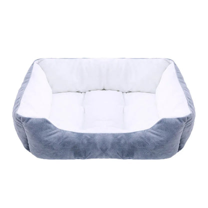 Panier carré en peluche pour chien et chat – lit confortable et imperméable pour petits et grands animaux