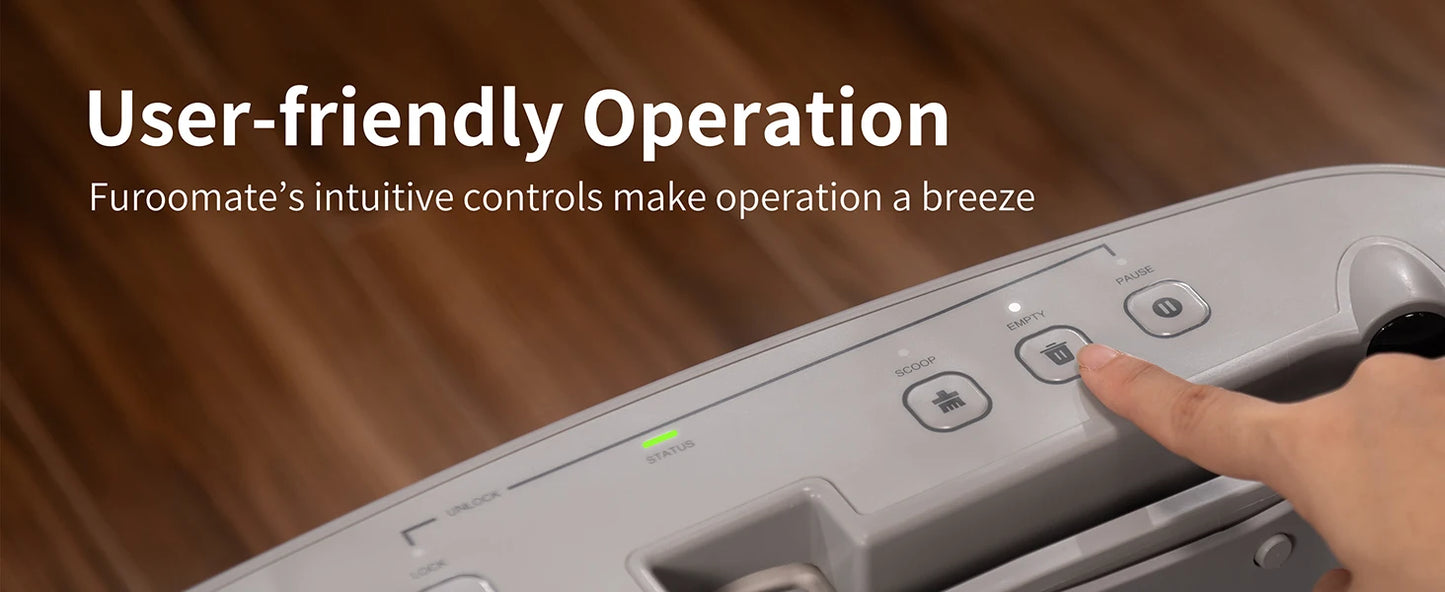 Bac à litière automatique ouvert pour chat – nettoyage automatique avec capteurs de sécurité et contrôle des odeurs