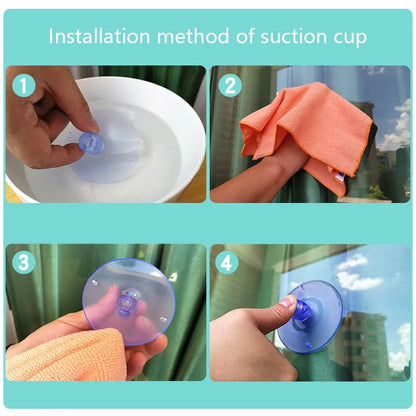 Hamac de fenêtre pour chat avec ventouses