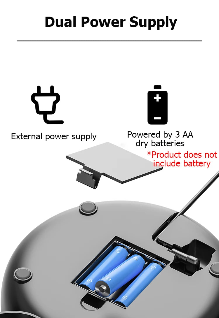Distributeur automatique de nourriture 4 L pour chat et chien – mangeoire programmable avec écran LCD