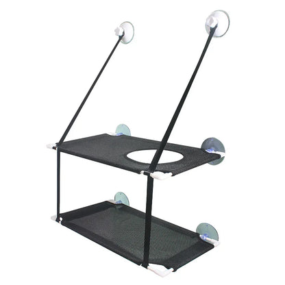 Hamac de fenêtre pour chat avec ventouses