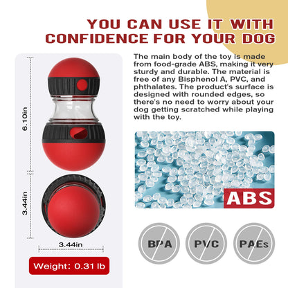 Balle distributrice de friandises pour chien et chat – jouet interactif d’intelligence et d’activité physique