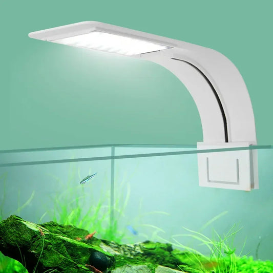 Éclairage LED aquarium ultra fin à pince pour plantes aquatiques et poissons