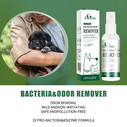 Spray parfumé pour chien et chat 100 ml – désodorisant doux pour animaux