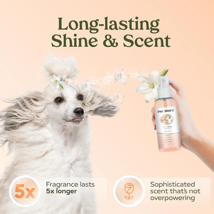 Spray parfumé pour chien et chat 100 ml – désodorisant doux pour animaux
