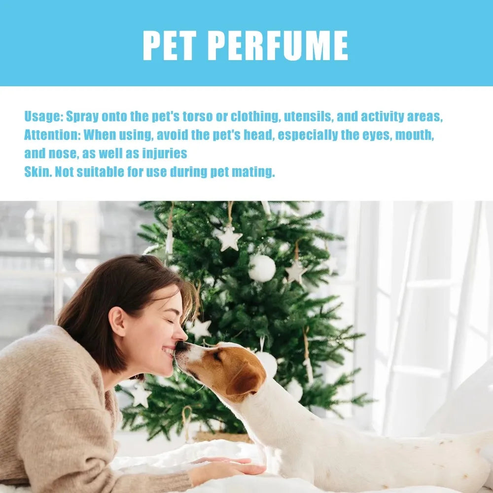 Spray parfumé pour chien et chat 100 ml – désodorisant doux pour animaux