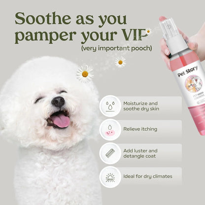 Spray parfumé pour chien et chat 100 ml – désodorisant doux pour animaux