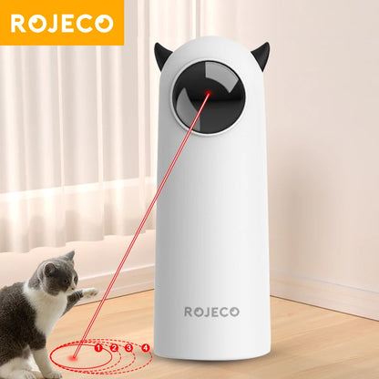Jouet laser automatique pour chat et chien – jouet interactif intelligent à rotation aléatoire