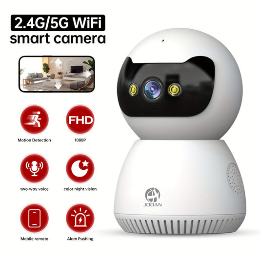 Caméra de surveillance intérieure 1080p WiFi avec audio bidirectionnel et détection de mouvement