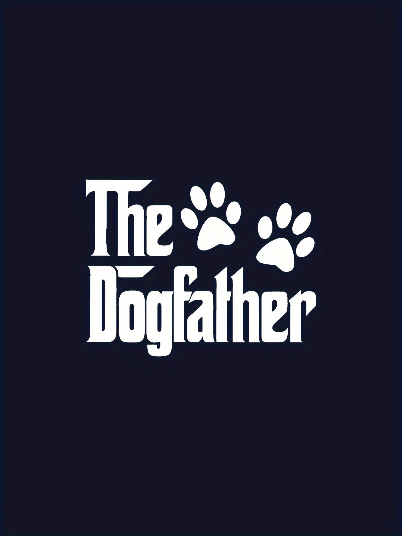 T-shirt homme à manches courtes avec motif dog father