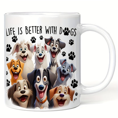 Mug en céramique motif chien