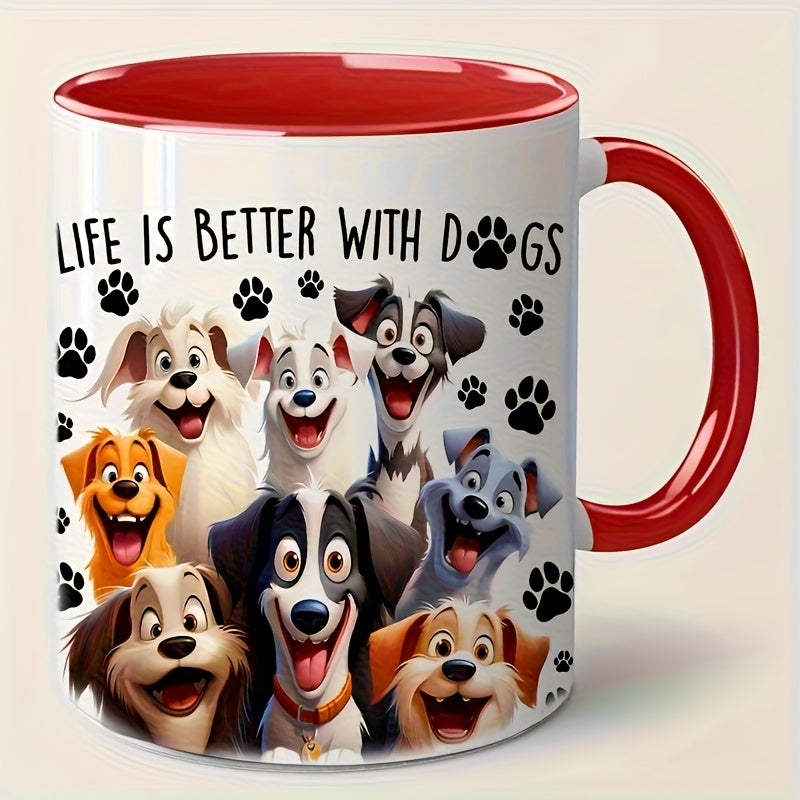 Mug en céramique motif chien
