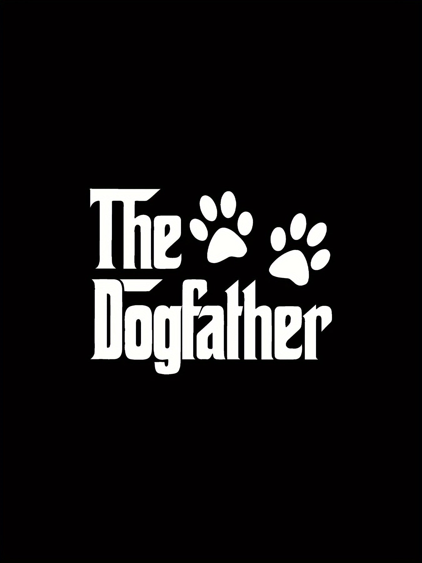 T-shirt homme à manches courtes avec motif dog father