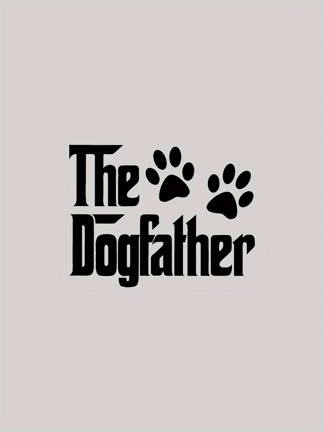 T-shirt homme à manches courtes avec motif dog father