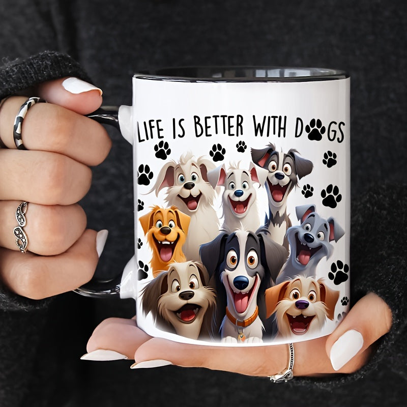 Mug en céramique motif chien