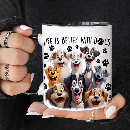 Mug en céramique motif chien