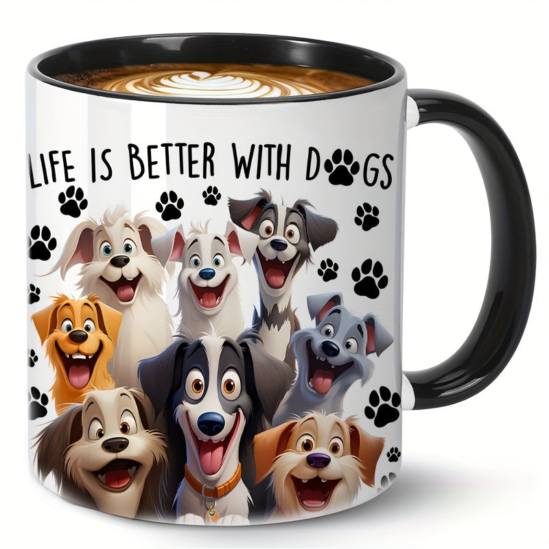 Mug en céramique motif chien